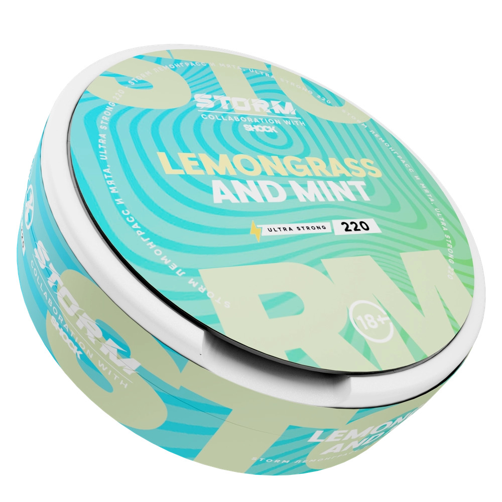 STORM By ШОК (220 МГ) - Лемонграсс и Мята